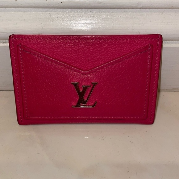Louis Vuitton Hot Pink Card Holder LV Lock Me​​​​​ - Picture 2 of 13